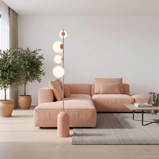 Lampa podłogowa ETNO LP4 CORAL 1862/LP4 EMIBIG