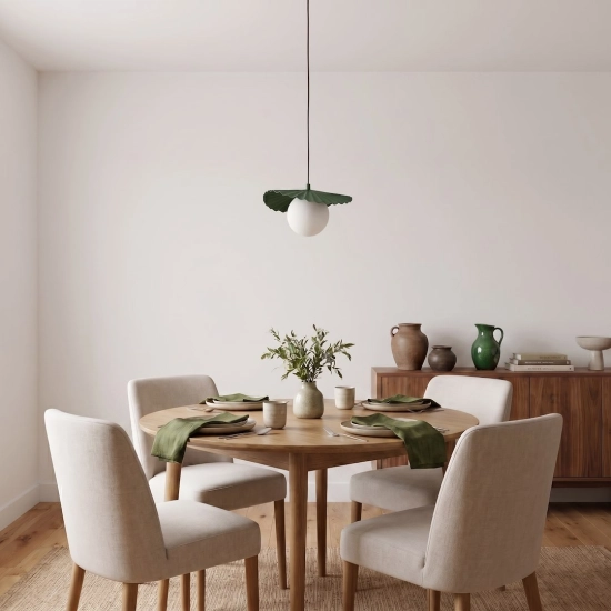 Lampa wisząca FLORA 1 OLIVE GREEN 1867/1 EMIBIG