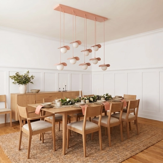 Lampa wisząca FLORA 9 CORAL 1868/9 EMIBIG