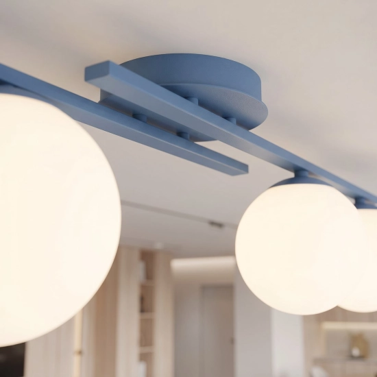 Lampa sufitowa KAIRO 3 DUSTY BLUE 1872/3 EMIBIG