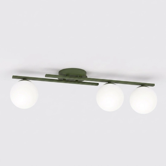 Lampa sufitowa KAIRO 3 OLIVE GREEN 1873/3 EMIBIG