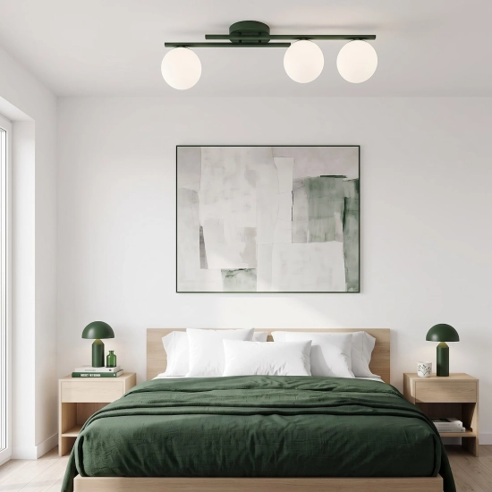 Lampa sufitowa KAIRO 3 OLIVE GREEN 1873/3 EMIBIG