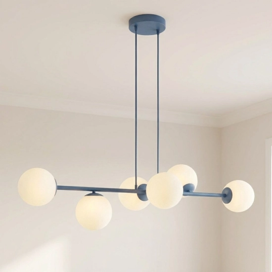 Lampa wisząca MAGNUS 6 DUSTY BLUE 1875/6 EMIBIG