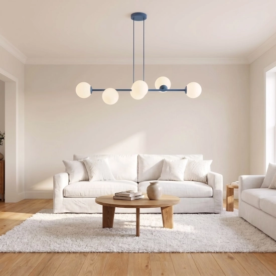 Lampa wisząca MAGNUS 6 DUSTY BLUE 1875/6 EMIBIG