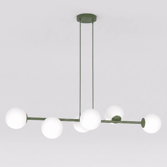 Lampa wisząca MAGNUS 6 OLIVE GREEN 1876/6 EMIBIG