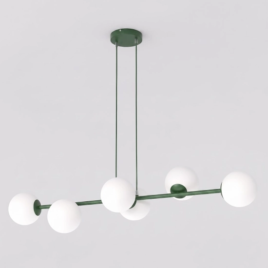 Lampa wisząca MAGNUS 6 OLIVE GREEN 1876/6 EMIBIG