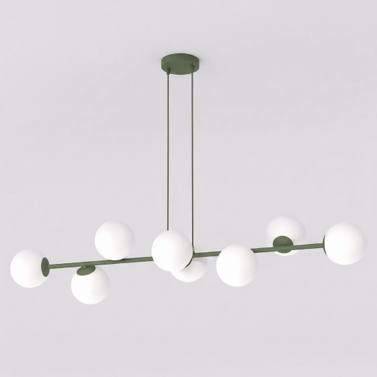 Lampa wisząca MAGNUS 8 OLIVE GREEN 1876/8 EMIBIG