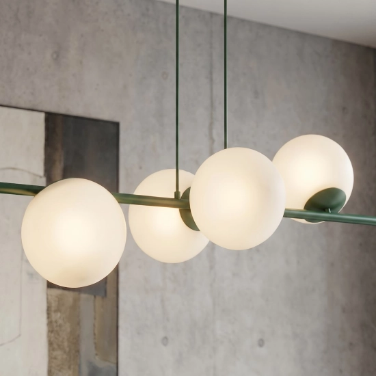 Lampa wisząca MAGNUS 8 OLIVE GREEN 1876/8 EMIBIG