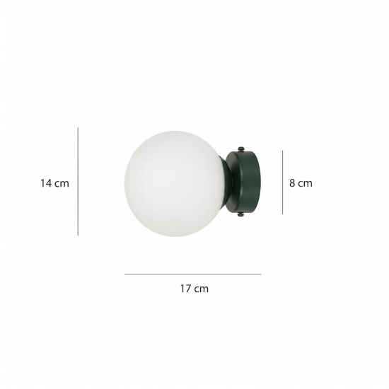Kinkiet MAGNUS K1 OLIVE GREEN 1876/K1 EMIBIG