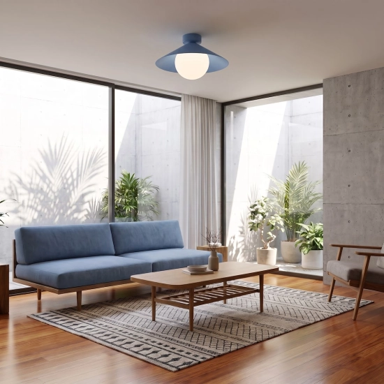 Lampa sufitowa MONO PLAFON 1S DUSTY BLUE 1878/1S EMIBIG