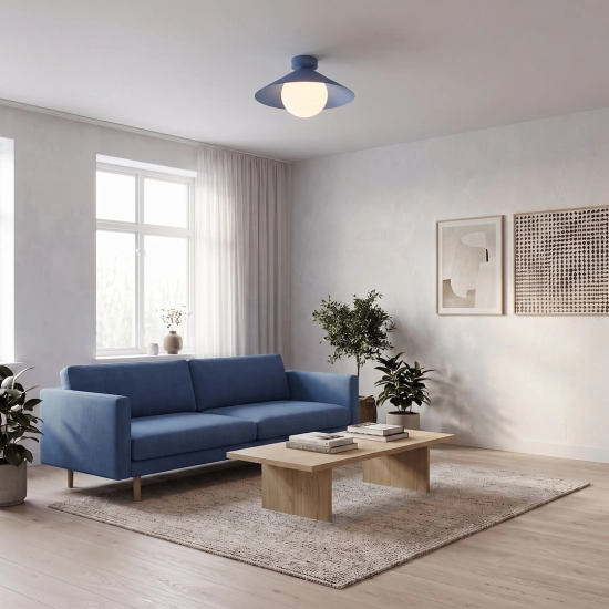 Lampa sufitowa MONO PLAFON 1S DUSTY BLUE 1878/1S EMIBIG