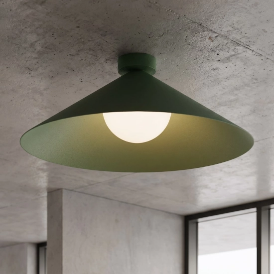 Lampa sufitowa MONO PLAFON 1L OLIVE GREEN 1880/1L EMIBIG