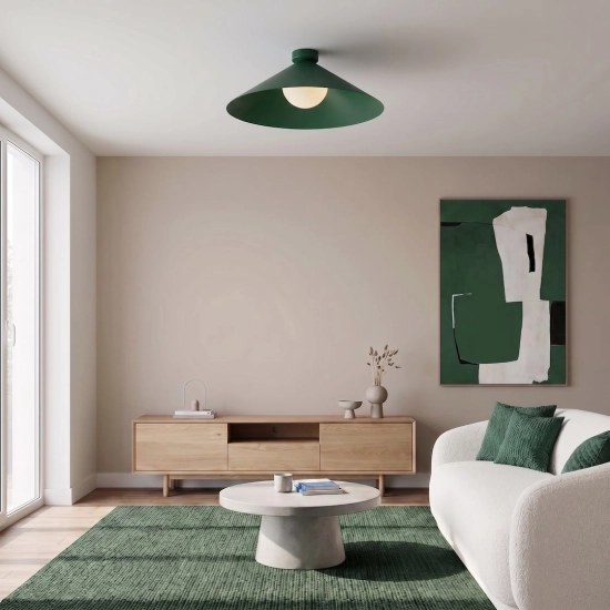 Lampa sufitowa MONO PLAFON 1L OLIVE GREEN 1880/1L EMIBIG