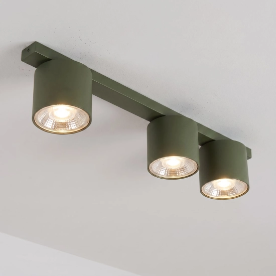 Lampa sufitowa NANO 3 OLIVE GREEN 1885/3 EMIBIG
