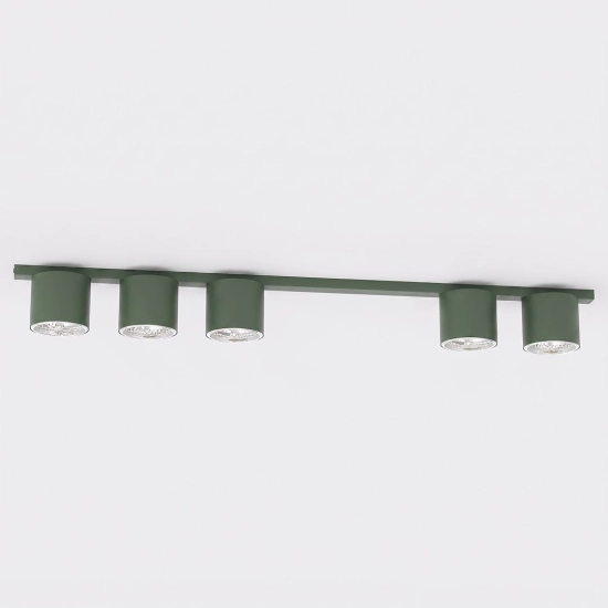 Lampa sufitowa NANO 5 OLIVE GREEN 1885/5 EMIBIG