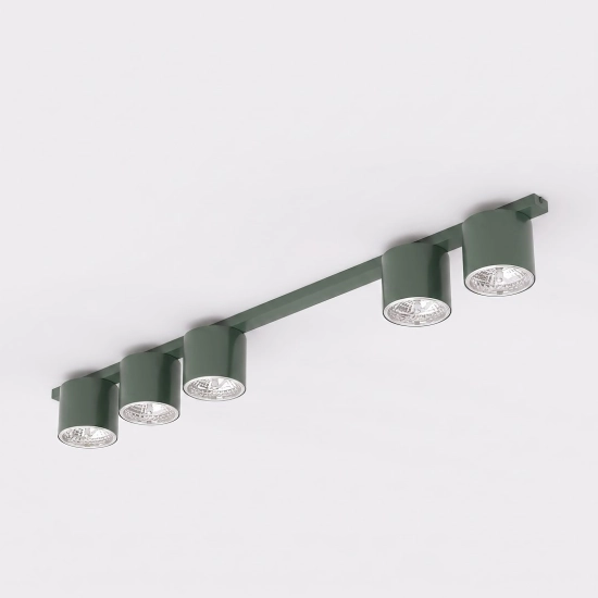 Lampa sufitowa NANO 5 OLIVE GREEN 1885/5 EMIBIG