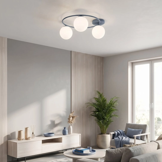 Lampa sufitowa SOPRA 3 DUSTY BLUE 1893/3 EMIBIG