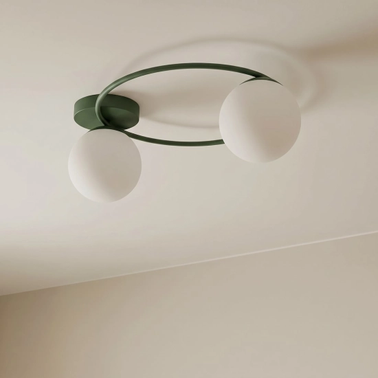 Lampa sufitowa SOPRA 2 OLIVE GREEN 1894/2 EMIBIG
