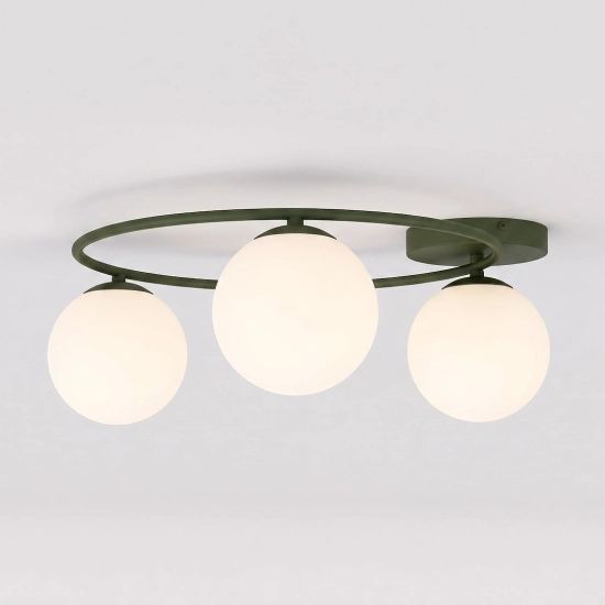 Lampa sufitowa SOPRA 3 OLIVE GREEN 1894/3 EMIBIG