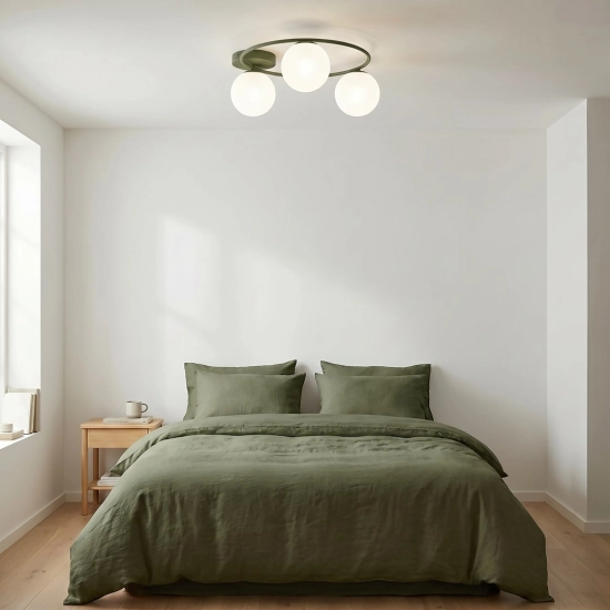 Lampa sufitowa SOPRA 3 OLIVE GREEN 1894/3 EMIBIG
