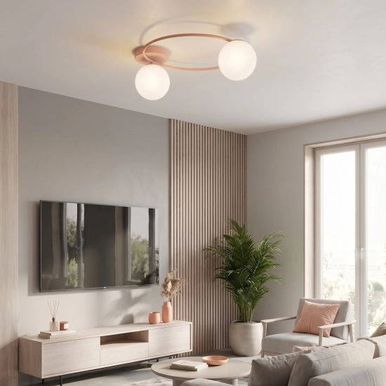 Lampa sufitowa SOPRA 2 CORAL 1895/2 EMIBIG