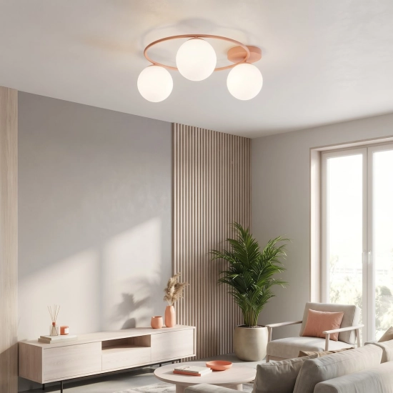 Lampa sufitowa SOPRA 3 CORAL 1895/3 EMIBIG