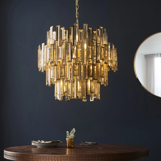 Lampa wisząca VIVIANA gold XV 101663 ENDON