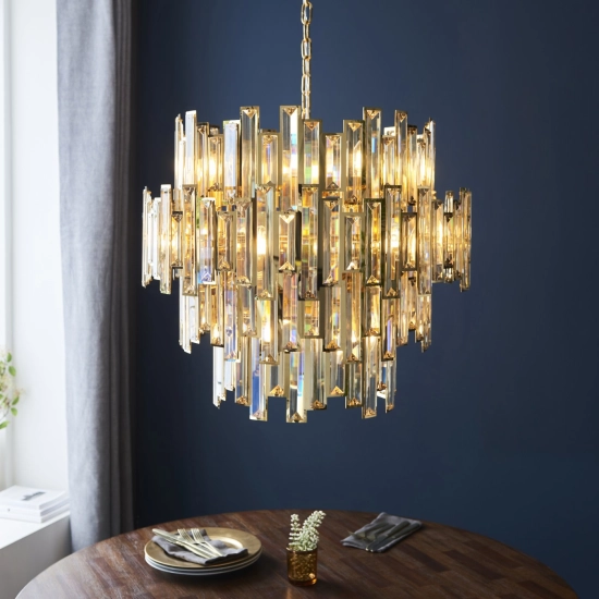 Lampa wisząca VIVIANA gold XV 101663 ENDON