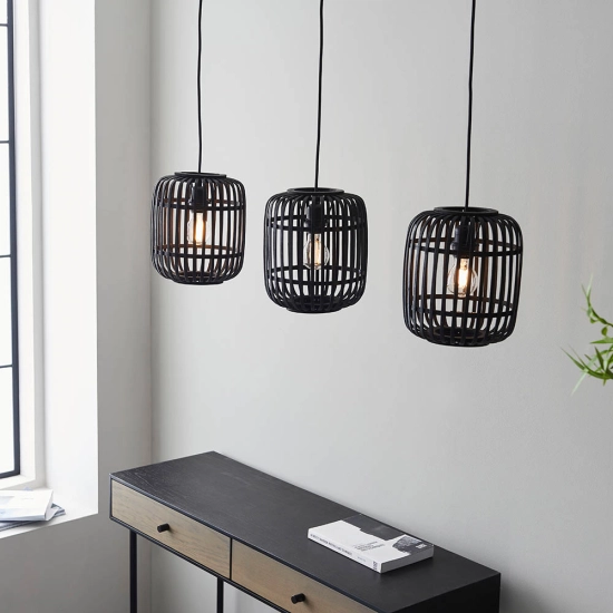 Lampa wisząca MATHIAS black III 101698 ENDON