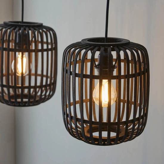 Lampa wisząca MATHIAS black III 101698 ENDON