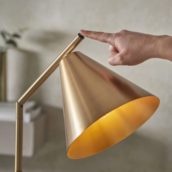 Lampa podłogowa CAPE brass 102369 ENDON