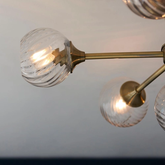 Lampa sufitowa ALLEGRA brass VI 103171 ENDON