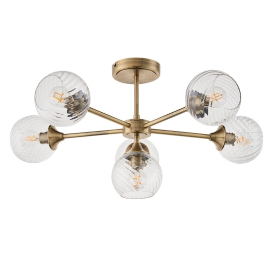 Lampa sufitowa ALLEGRA brass VI 103171 ENDON