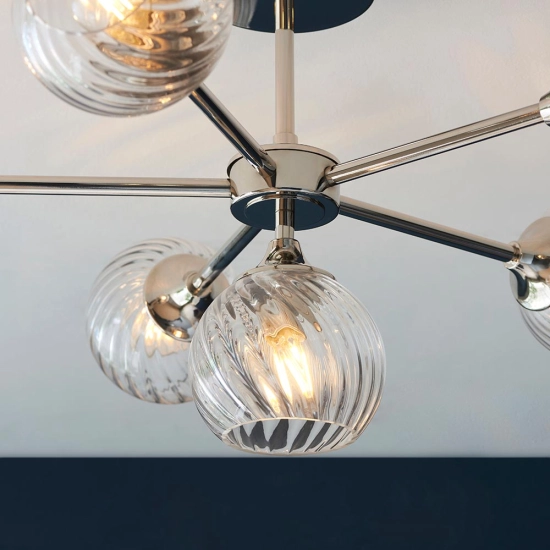 Lampa sufitowa ALLEGRA nickel VI 104050 ENDON