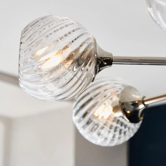 Lampa wisząca ALLEGRA nickel VIII 104051 ENDON