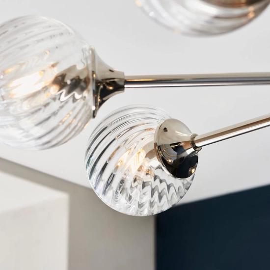 Lampa wisząca ALLEGRA nickel VIII 104051 ENDON