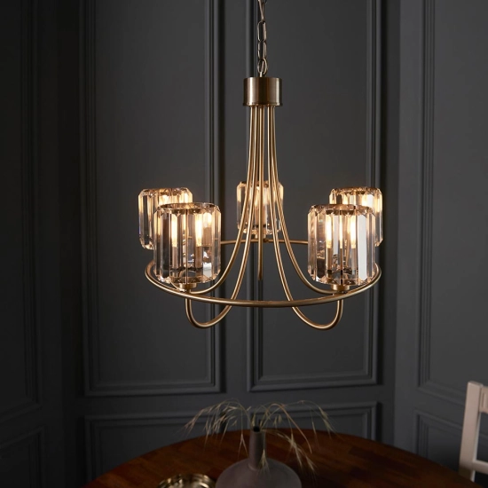 Lampa wisząca BERENICE brass V 107802 ENDON