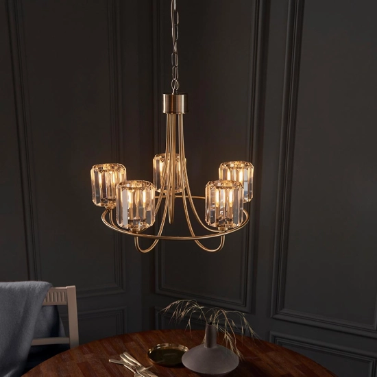Lampa wisząca BERENICE brass V 107802 ENDON