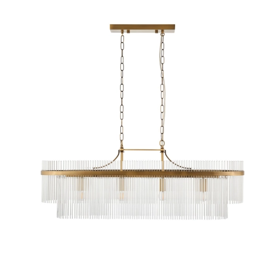 Lampa wisząca Marietta 4lt Linear Pendant 112573 ENDON