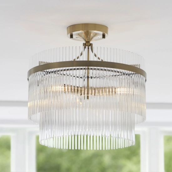 Lampa sufitowa Marietta 3lt Semi Flush 112575 ENDON