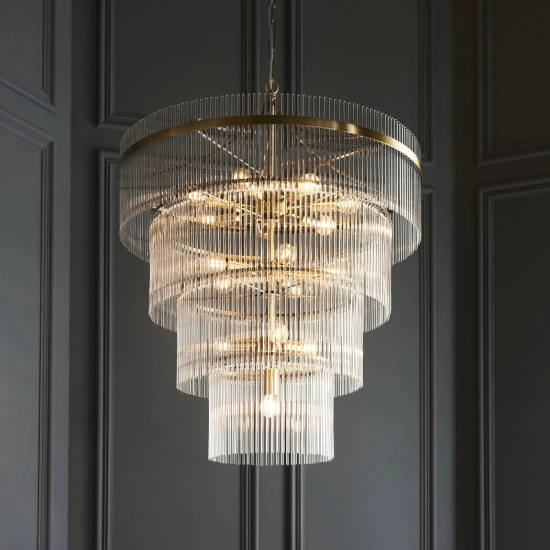 Lampa wisząca Marietta 16lt Tiered Pendant 112576 ENDON