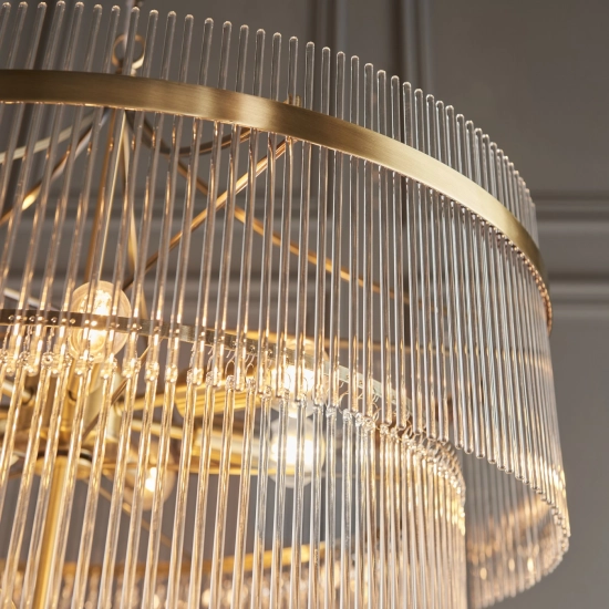 Lampa wisząca Marietta 16lt Tiered Pendant 112576 ENDON