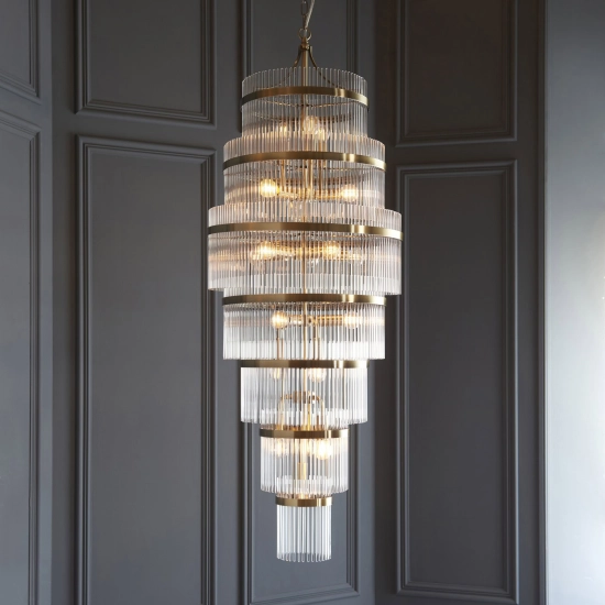 Lampa wisząca Marietta Grand 21lt Tiered Pendant 112793 ENDON