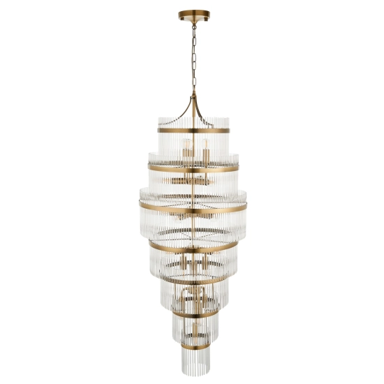 Lampa wisząca Marietta Grand 21lt Tiered Pendant 112793 ENDON