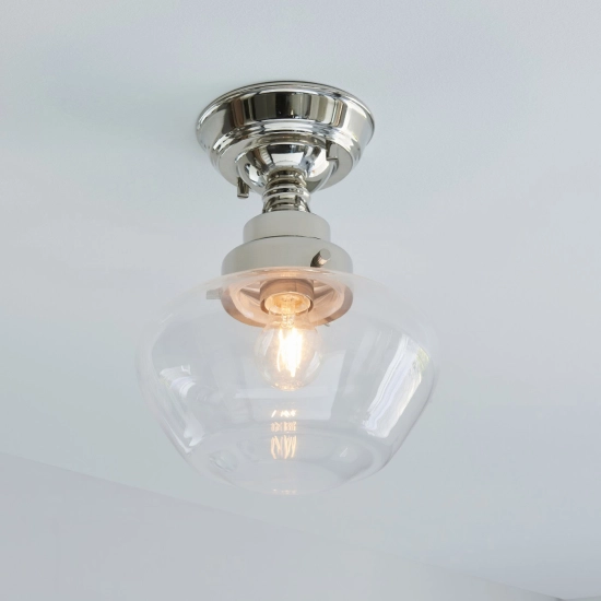 Lampa sufitowa CAMBERLEY nickel-transparent 96170 ENDON