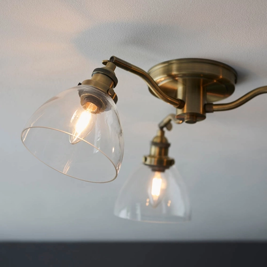 Lampa sufitowa Hansen 3lt Semi Flush 97247 ENDON