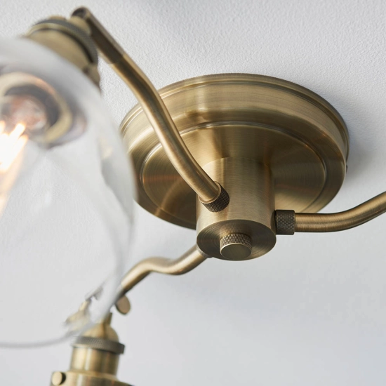 Lampa sufitowa Hansen 3lt Semi Flush 97247 ENDON