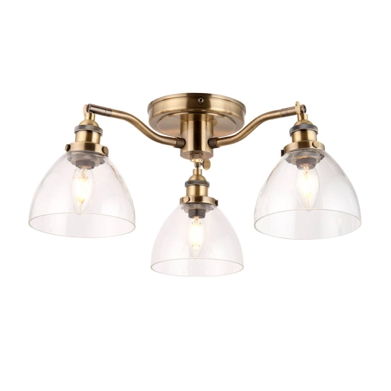 Lampa sufitowa Hansen 3lt Semi Flush 97247 ENDON