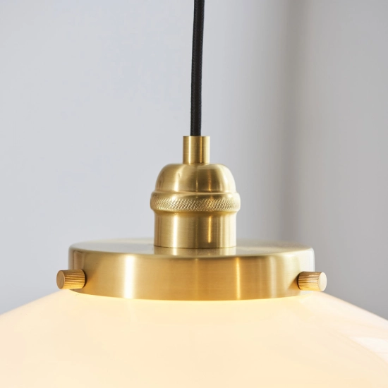Lampa wisząca CAMBERLEY brass-opal 97692 ENDON