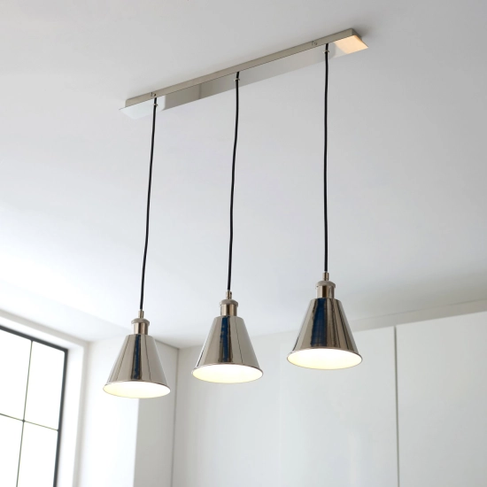 Lampa wisząca Hal 3lt Linear Pendant 97839 ENDON